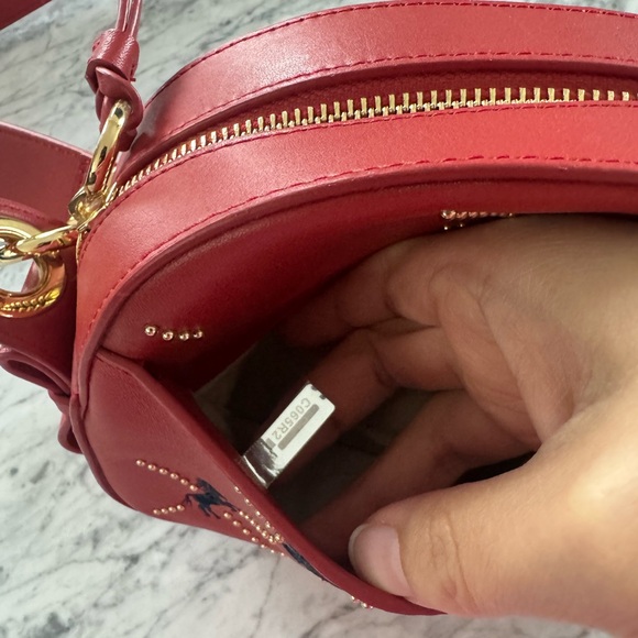 Chloe red leather bag with little horses - Picture 11 of 11